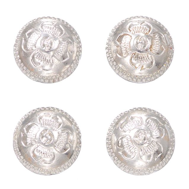 Magnetic Number Holder -Silver Concho