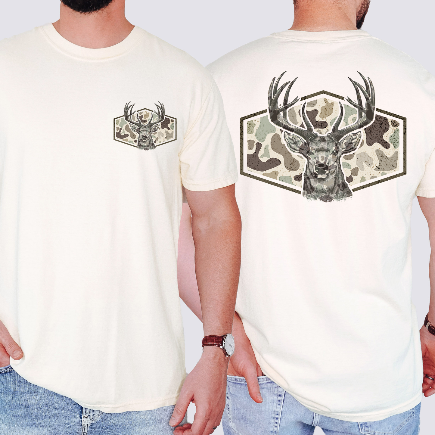 Deer Hunting Dad, Father's Day, Husband, Guy Gift T-Shirt