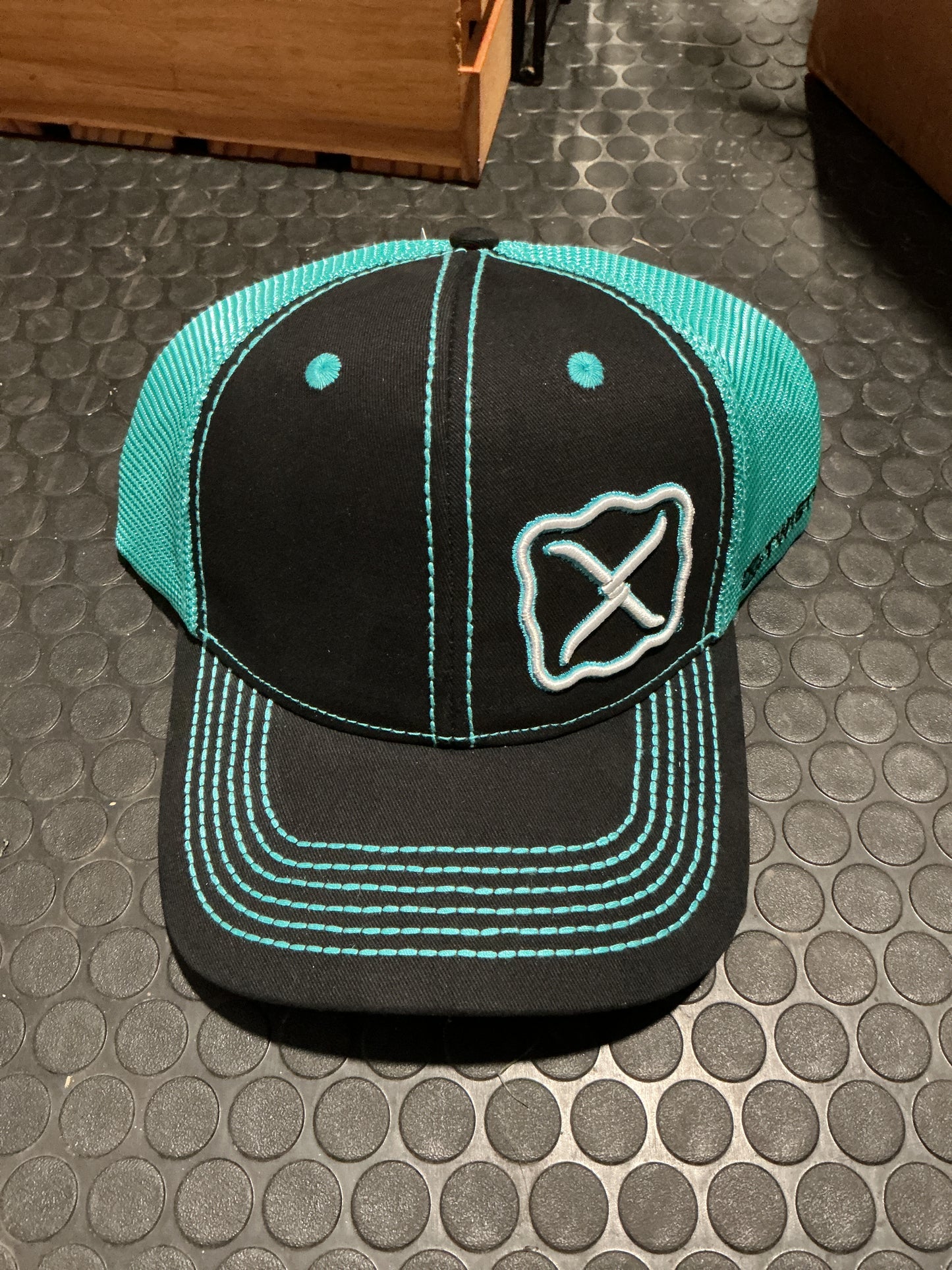 Twisted X Black & Turquoise Snapback 