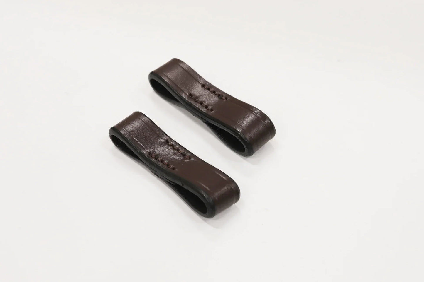 Grewal Equestrian Leather Bit Keepers - Set of 2