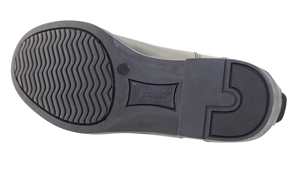 Women's Zip-Up Synthetic Leather Paddock Boots
