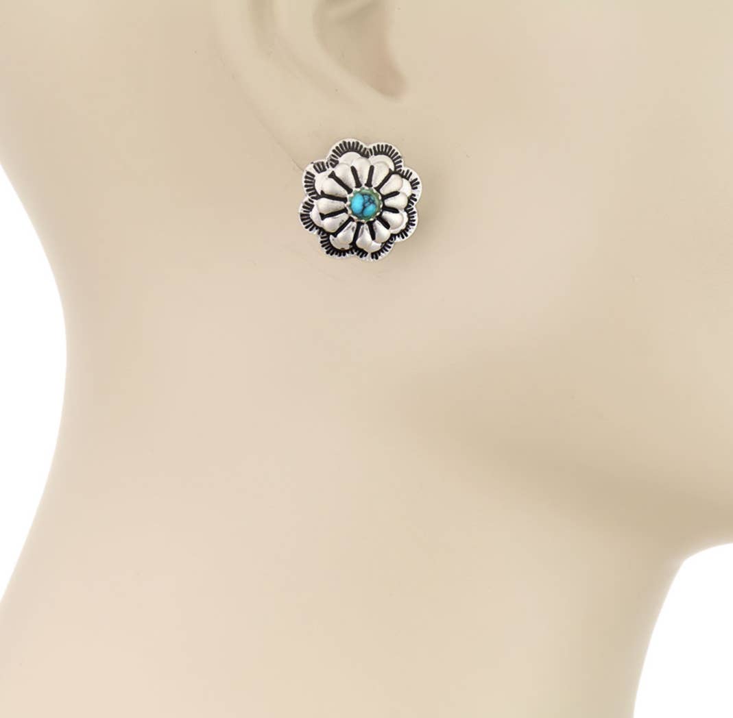 Western 3 Pair Conch Earring Set