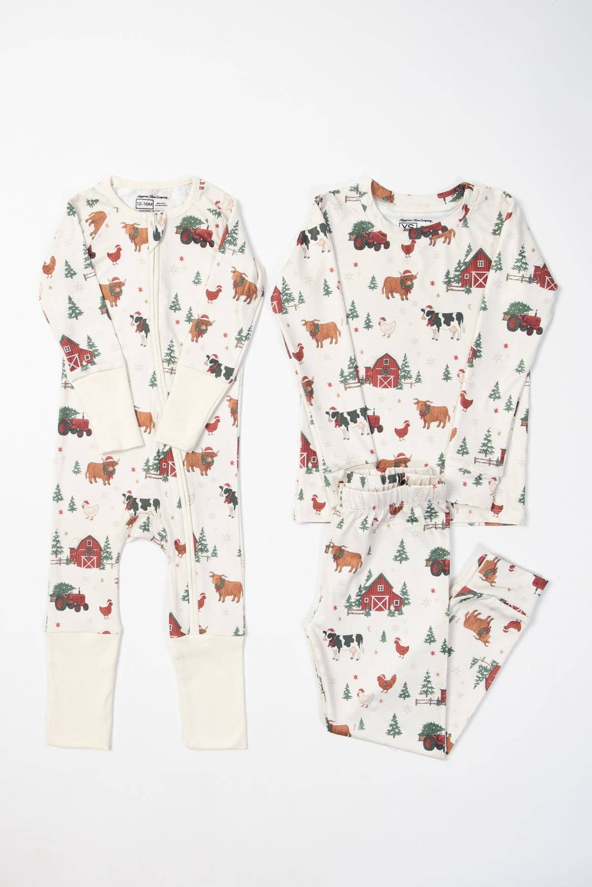 Christmas Barns & Animals Toddler/Youth Pajama Set