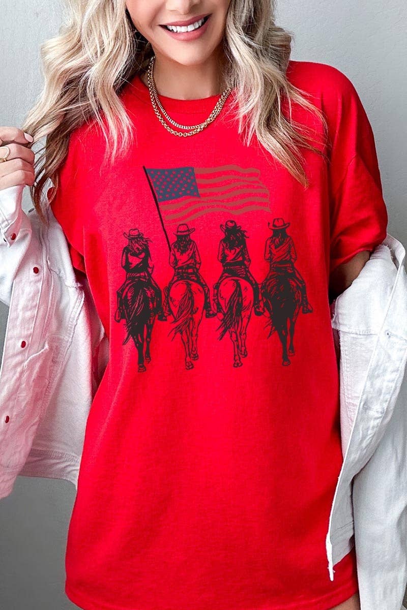 American Cowgirls Graphic Heavy Cotton Tee