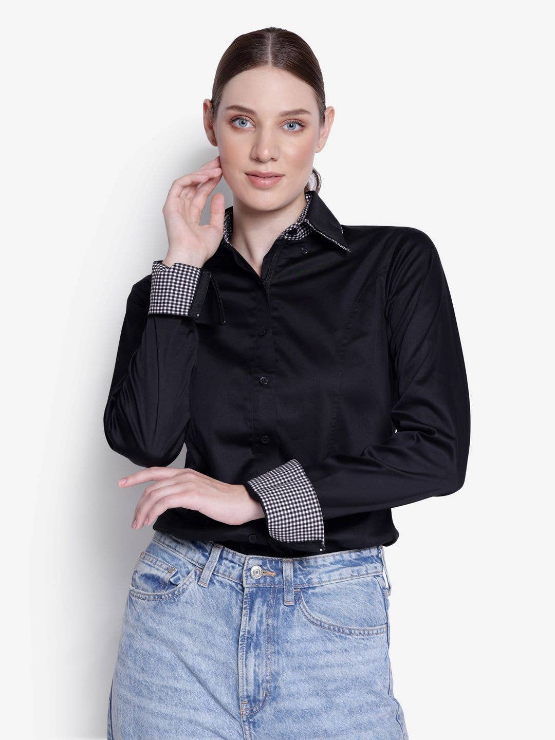 TuffRider Ladies ADEY Double Collar Shirt