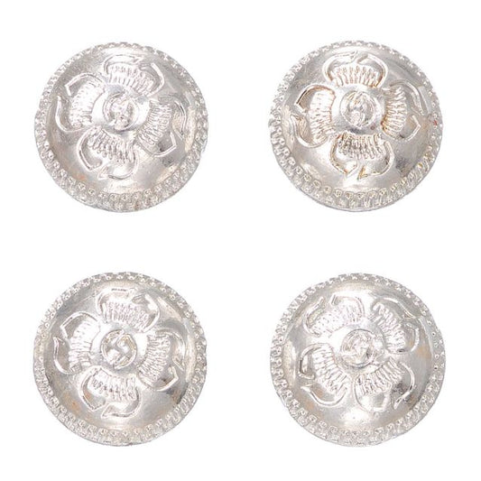 Magnetic Number Holder -Silver Concho