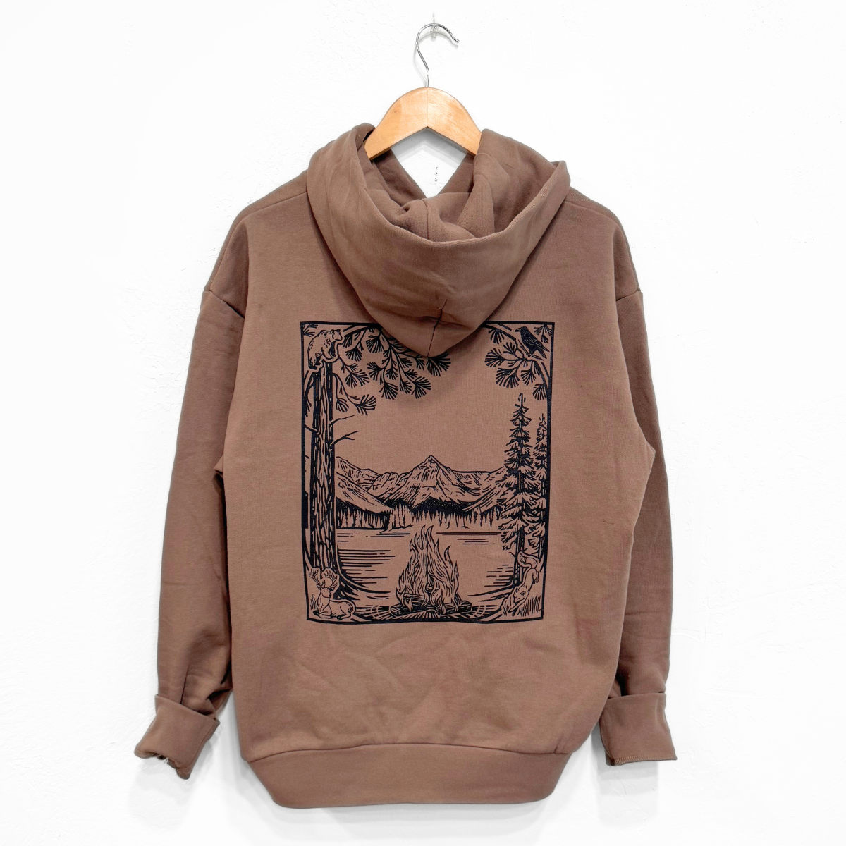 Fireside Unisex Hoodie - Clay