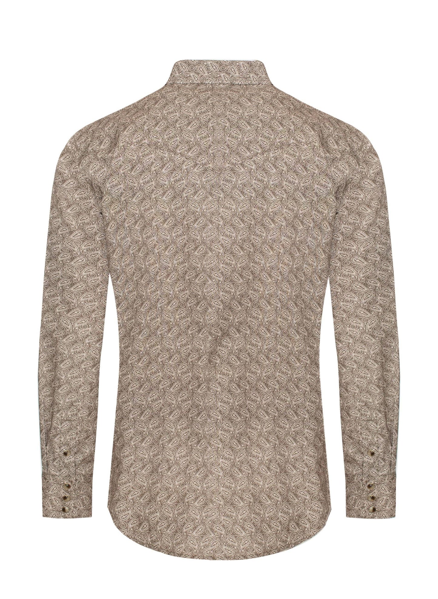 Men's Western Pearl Snap Print Shirt - PS100L-1080