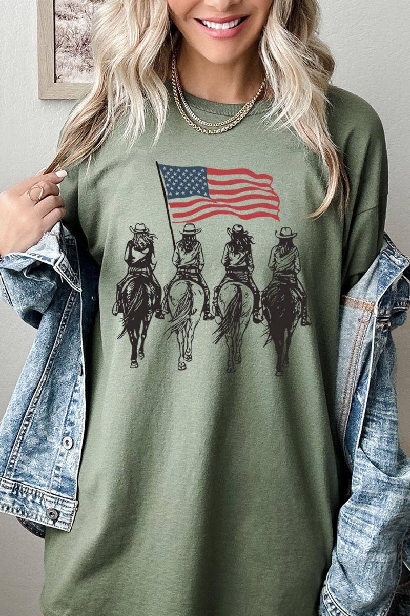 American Cowgirls Graphic Heavy Cotton Tee