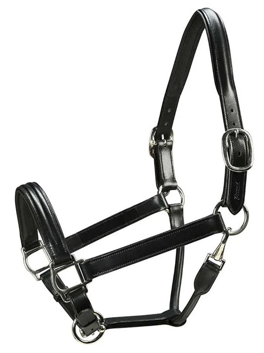 Marco Simone Triple-Stitched Italian Leather Halter