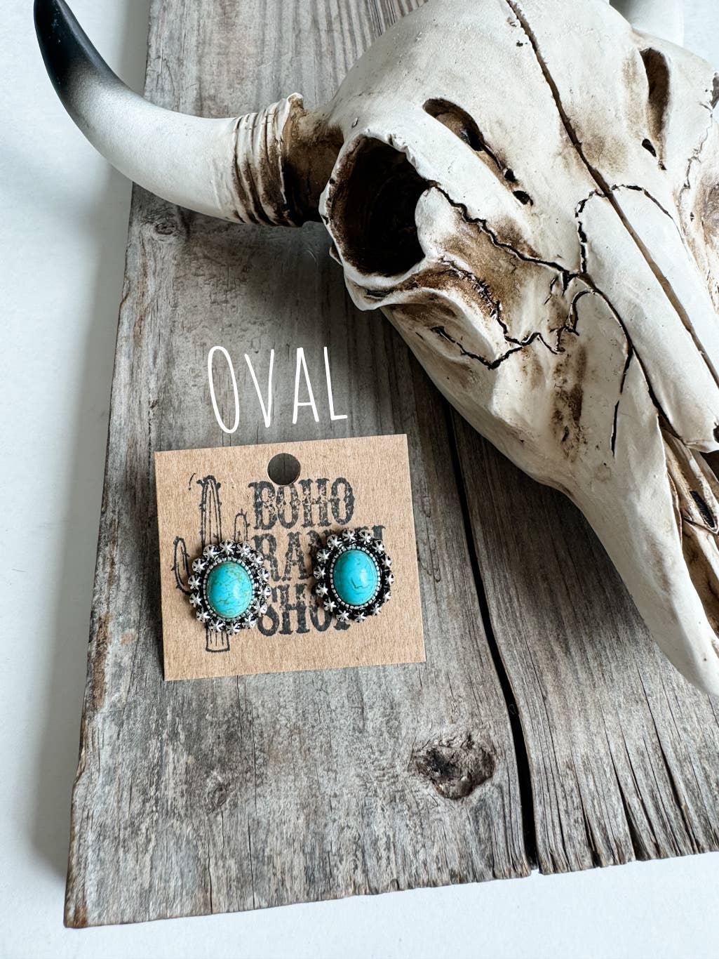 Western Turquoise Stud Earrings