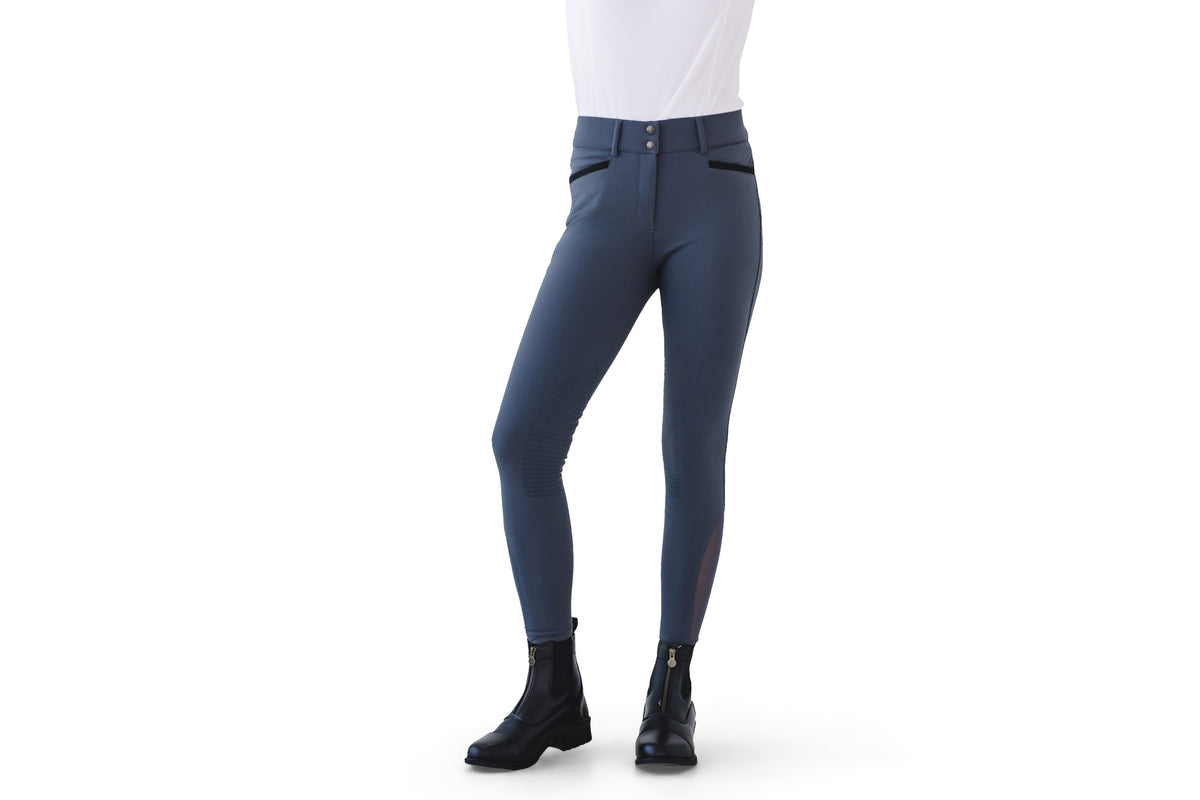 Women's Dynamic Knee Patch Breech - Charcoal
