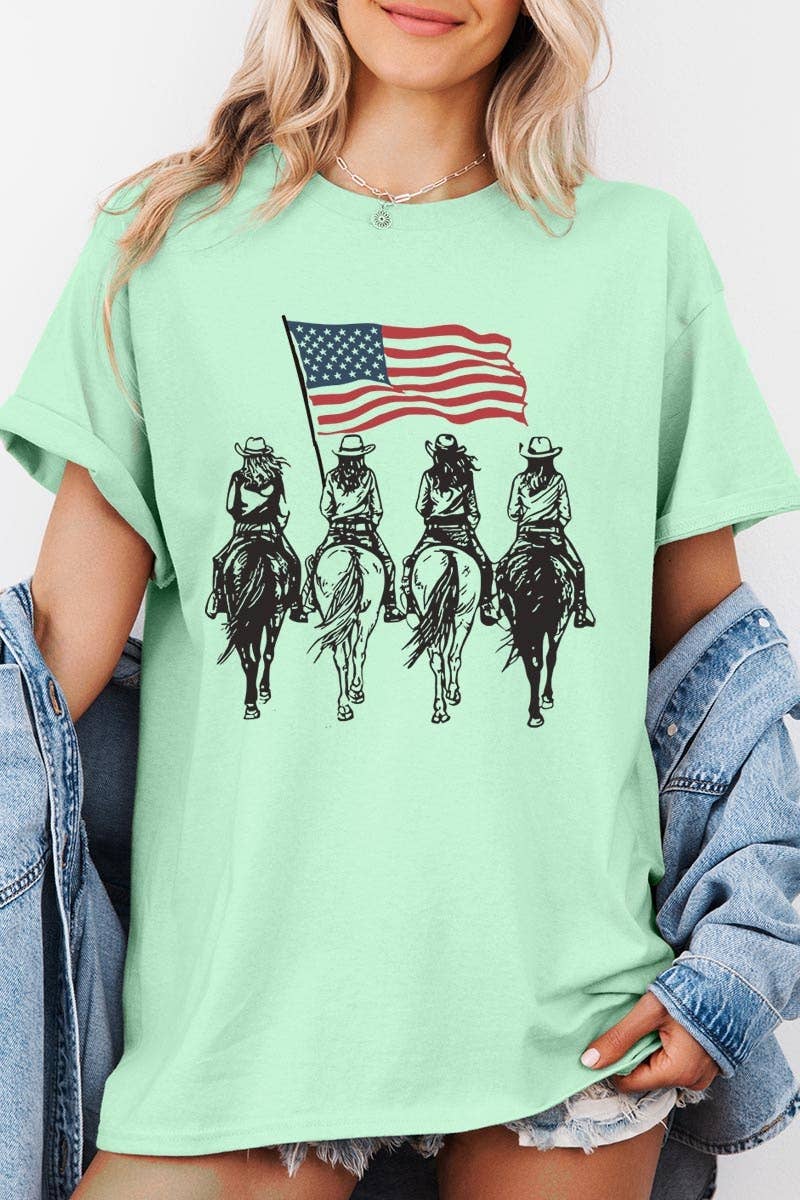American Cowgirls Graphic Heavy Cotton Tee