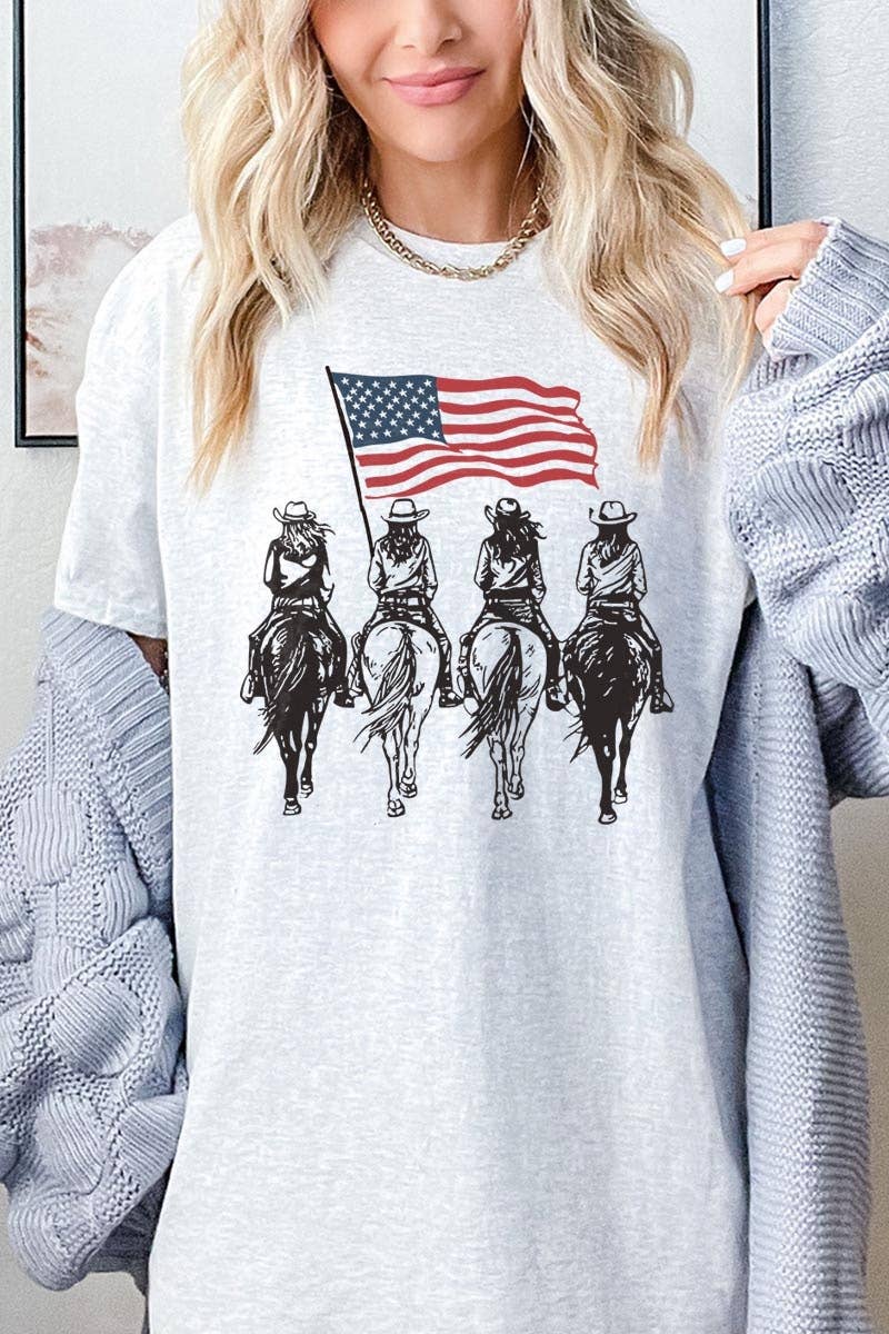 American Cowgirls Graphic Heavy Cotton Tee