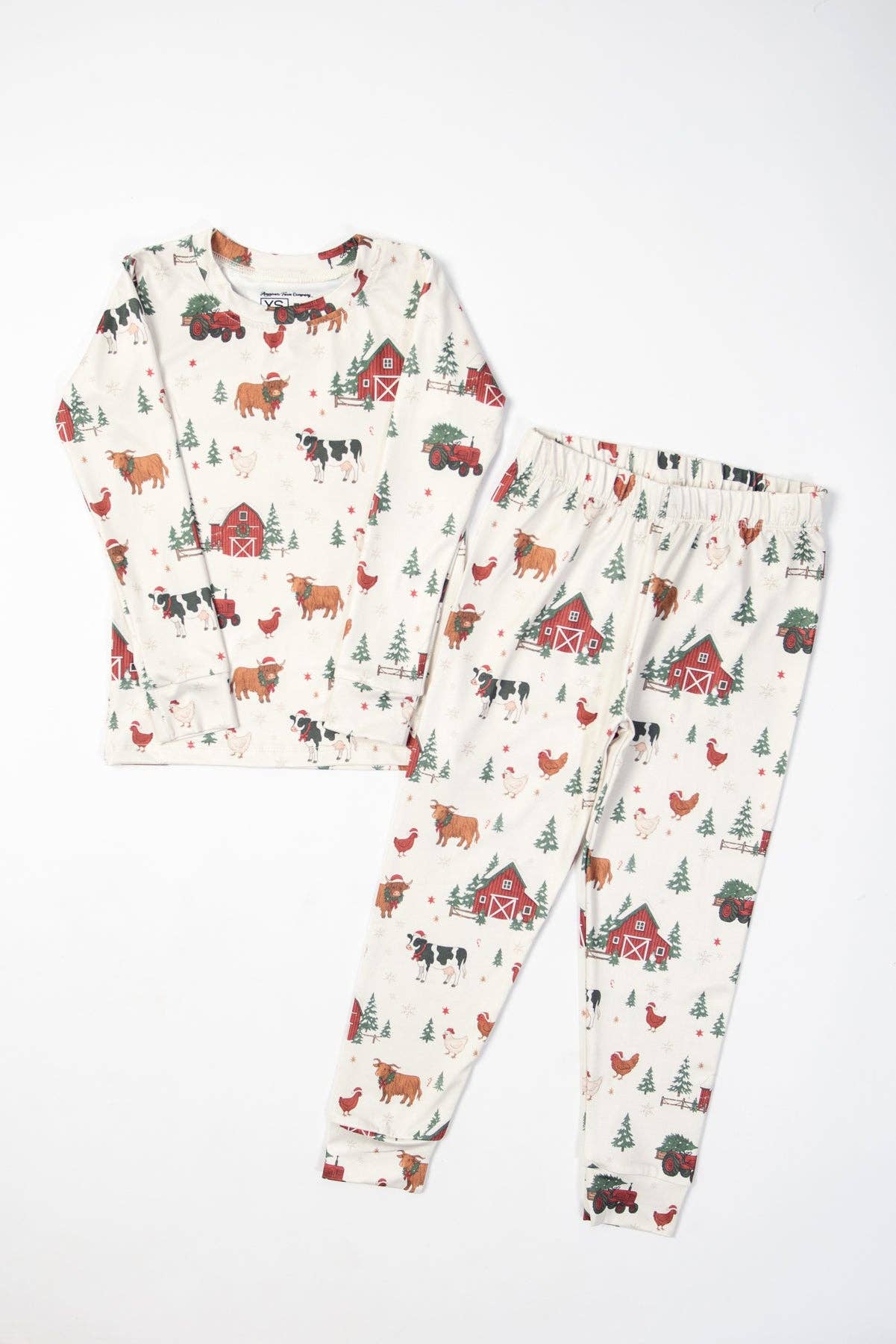 Christmas Barns & Animals Toddler/Youth Pajama Set