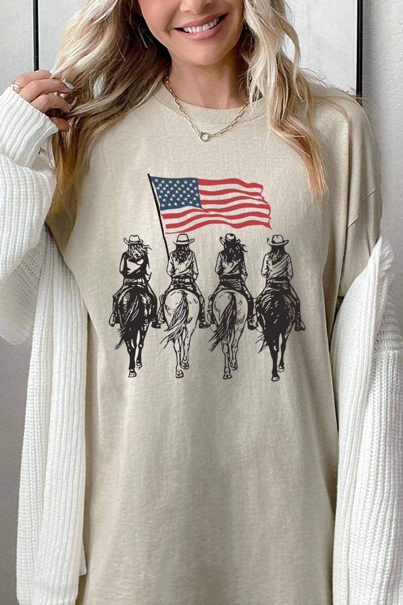 American Cowgirls Graphic Heavy Cotton Tee