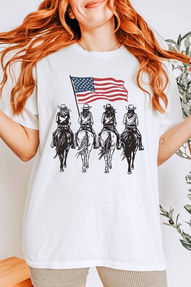 American Cowgirls Graphic Heavy Cotton Tee