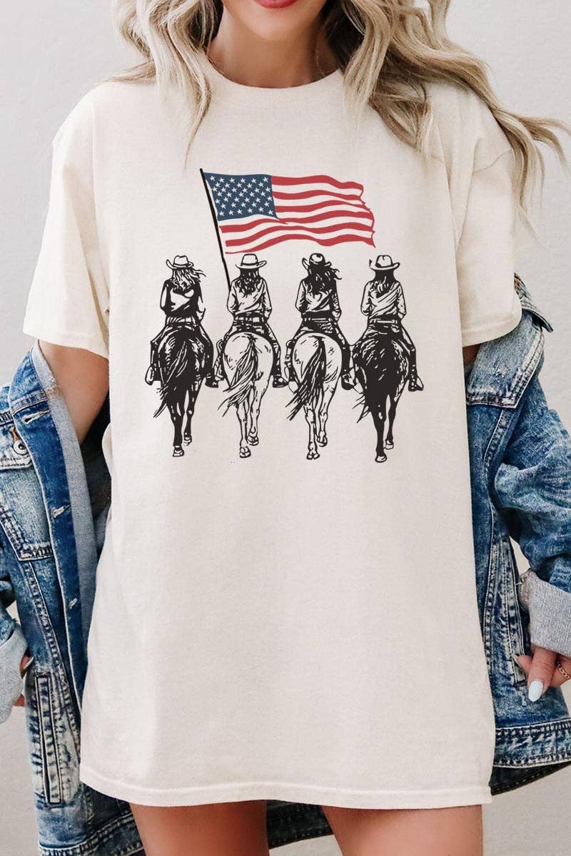 American Cowgirls Graphic Heavy Cotton Tee