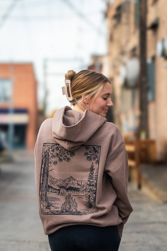 Fireside Unisex Hoodie - Clay