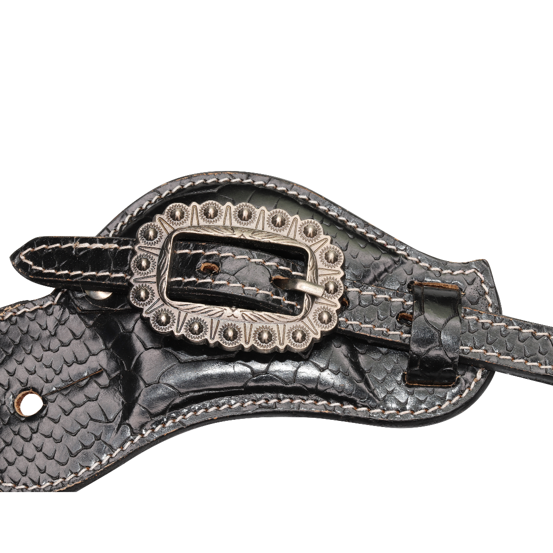 Western Leather Spur Straps - Durham