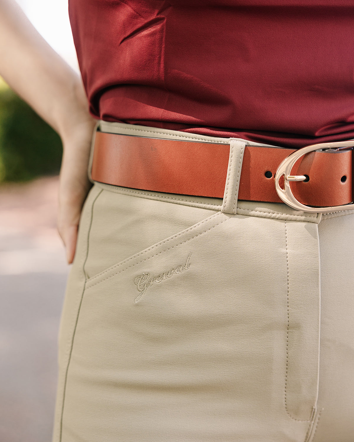 Cordelia Breeches with Clarino Knee Patch