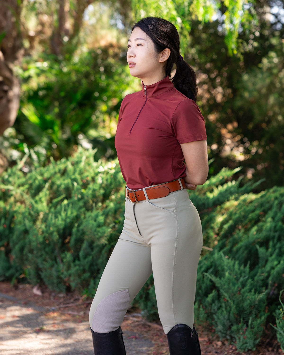 Cordelia Breeches with Clarino Knee Patch