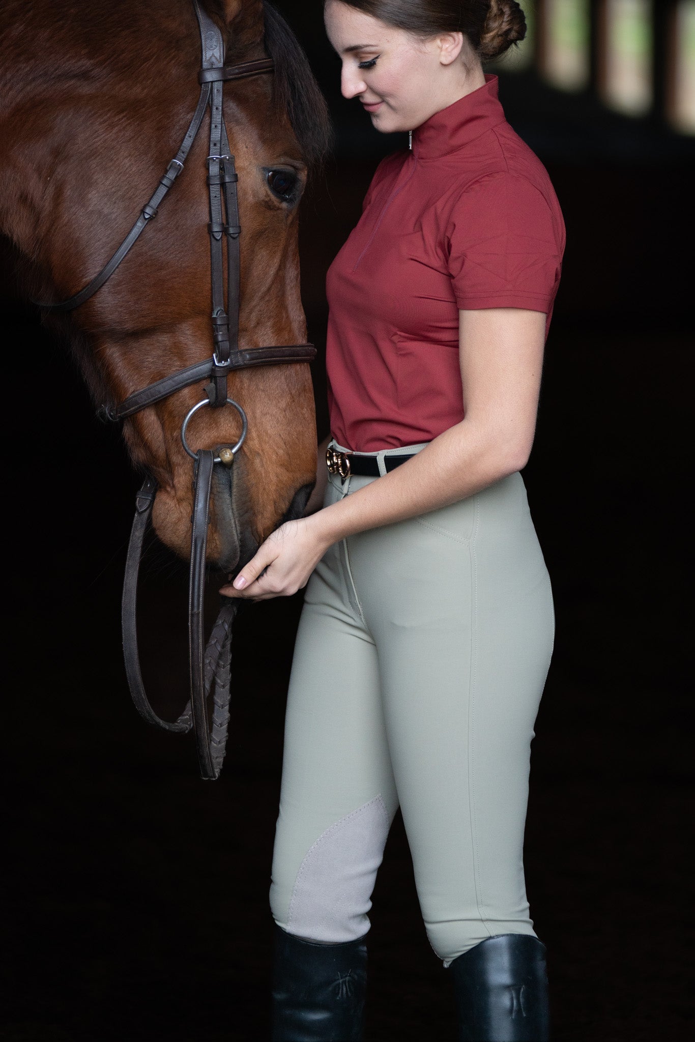 Cordelia Breeches with Clarino Knee Patch