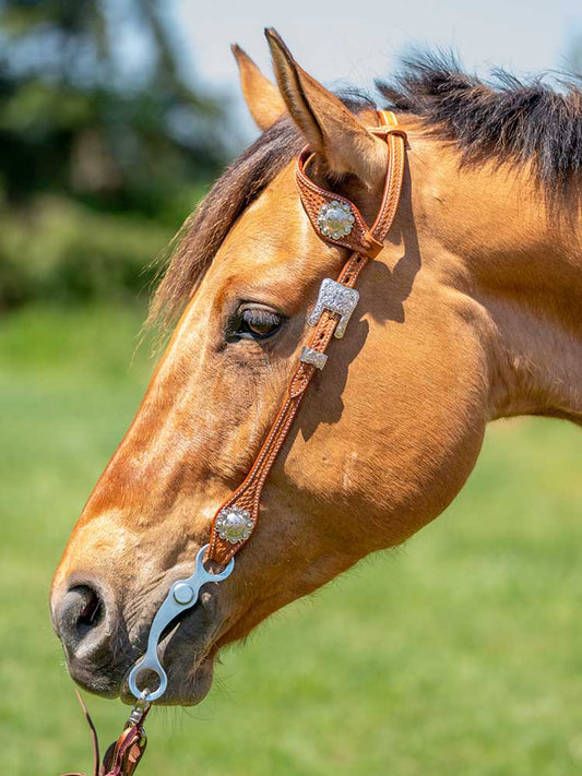 Millsboro One Ear Natural Chestnut Headstall
