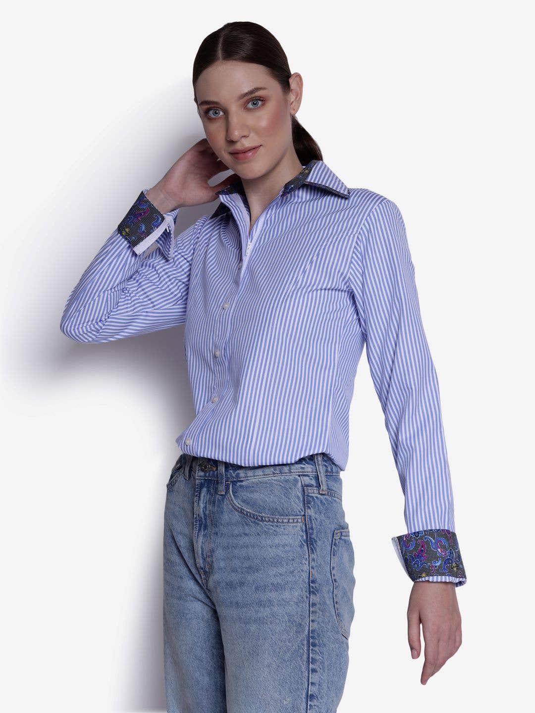 TuffRider Ladies ADEY Double Collar Shirt
