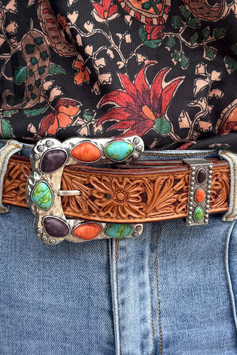 Buckle Up Belt Buckle Multi