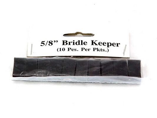 Rubber Bridle Keepers - Pack of 10