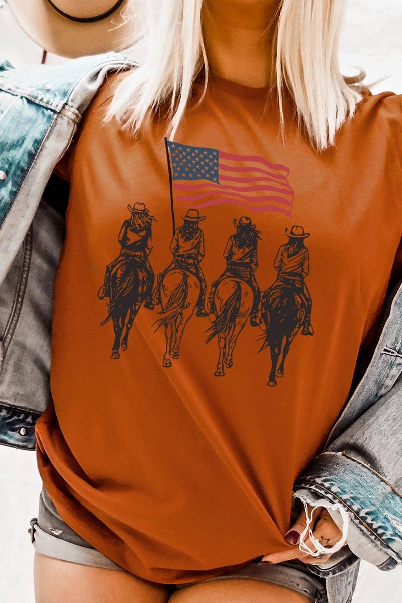 American Cowgirls Graphic Plus Tee
