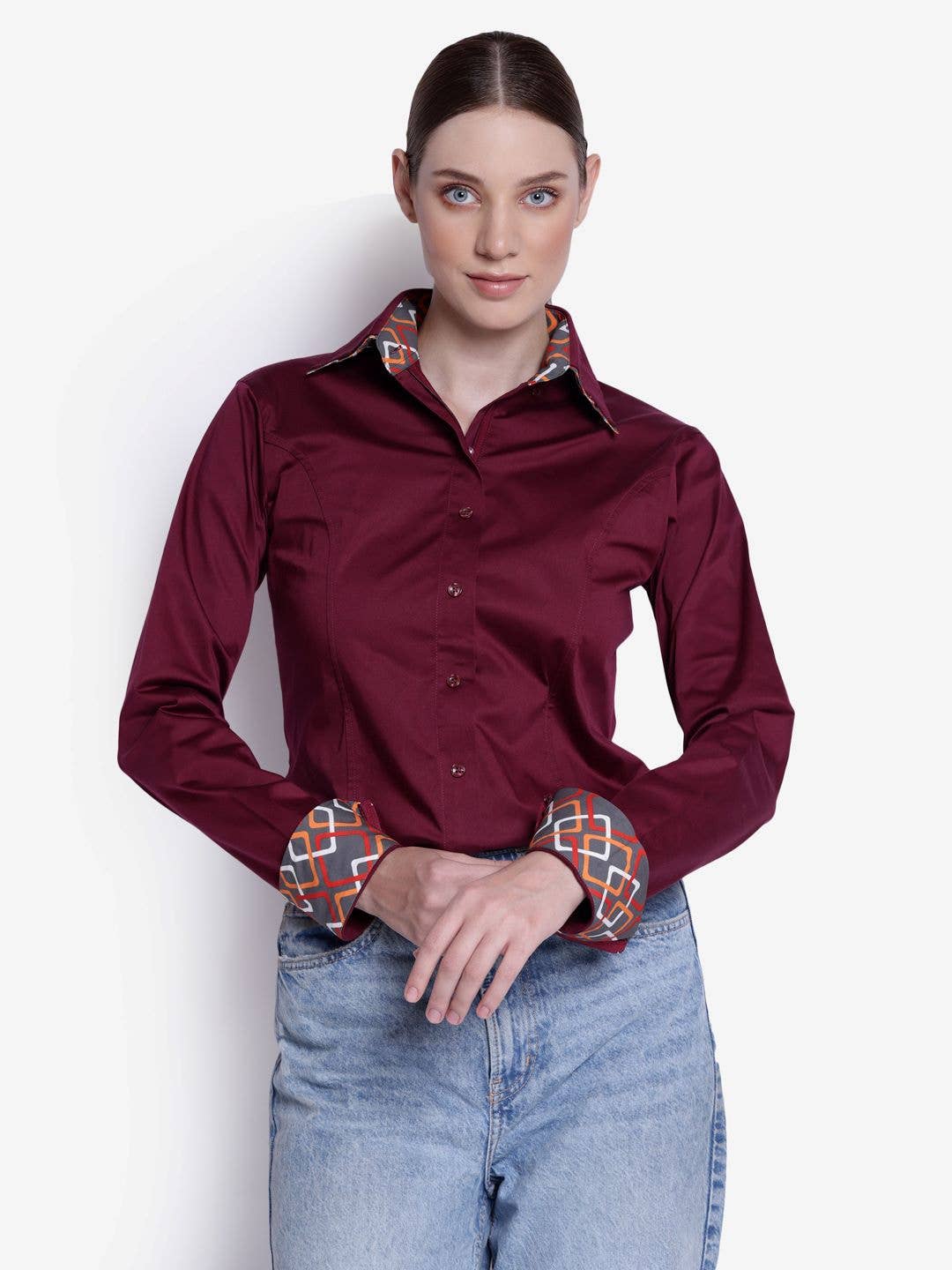 TuffRider Ladies ADEY Double Collar Shirt