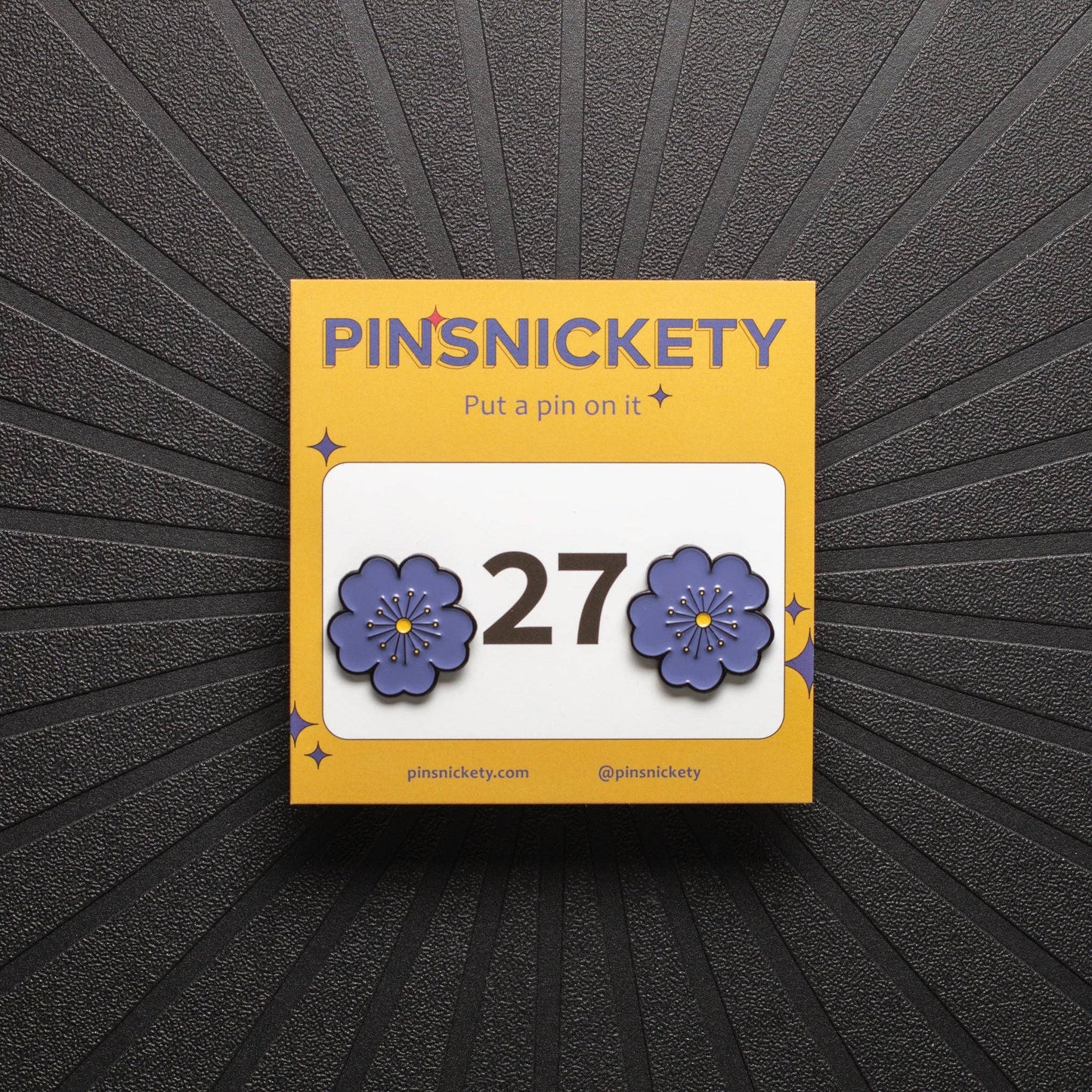 Purple Poppy Pins