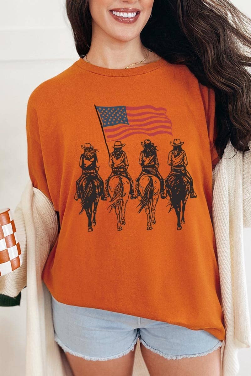 American Cowgirls Graphic Heavy Cotton Tee