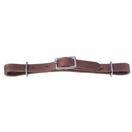 Fully Adjustable Harness Leather Curb Strap