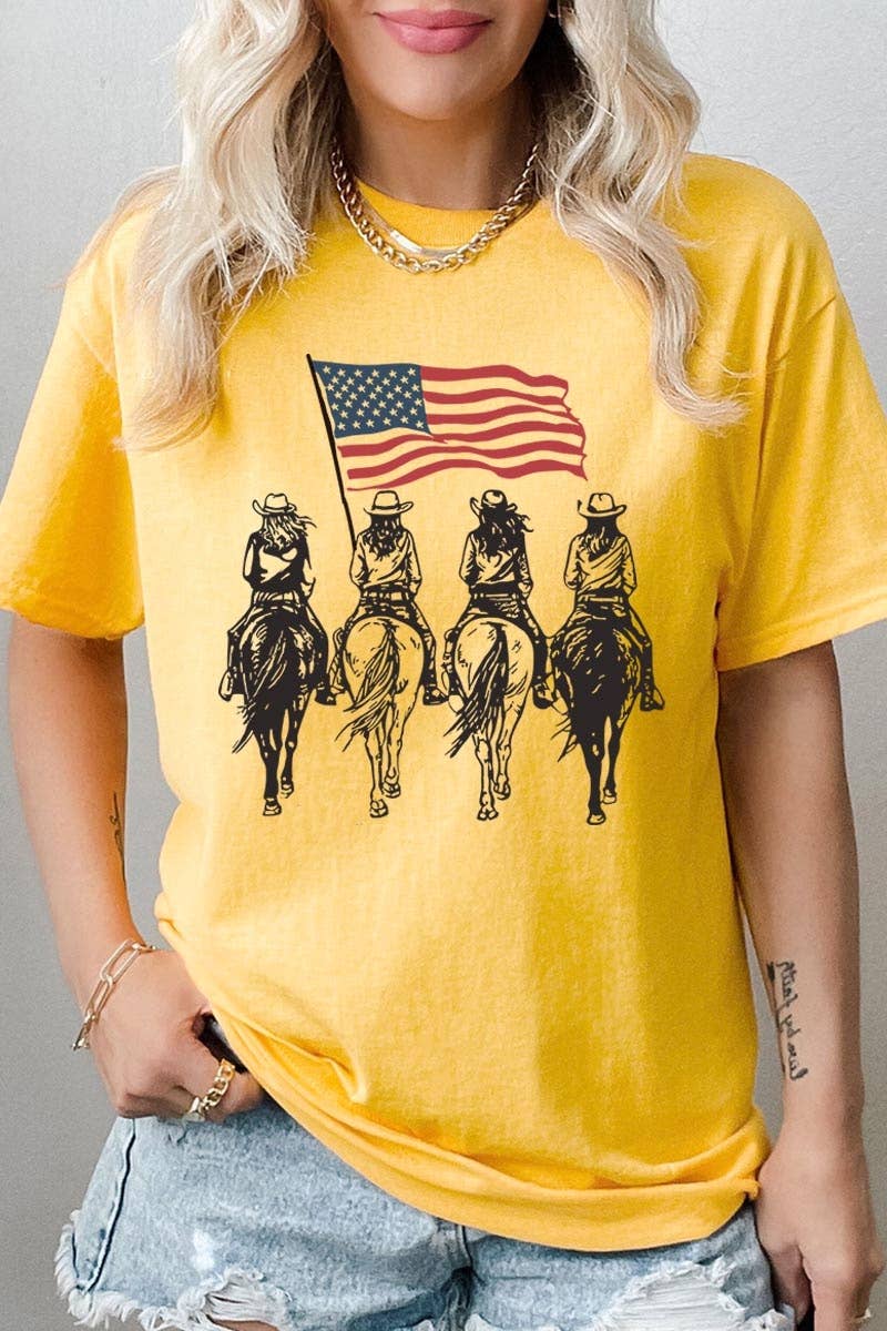 American Cowgirls Graphic Heavy Cotton Tee