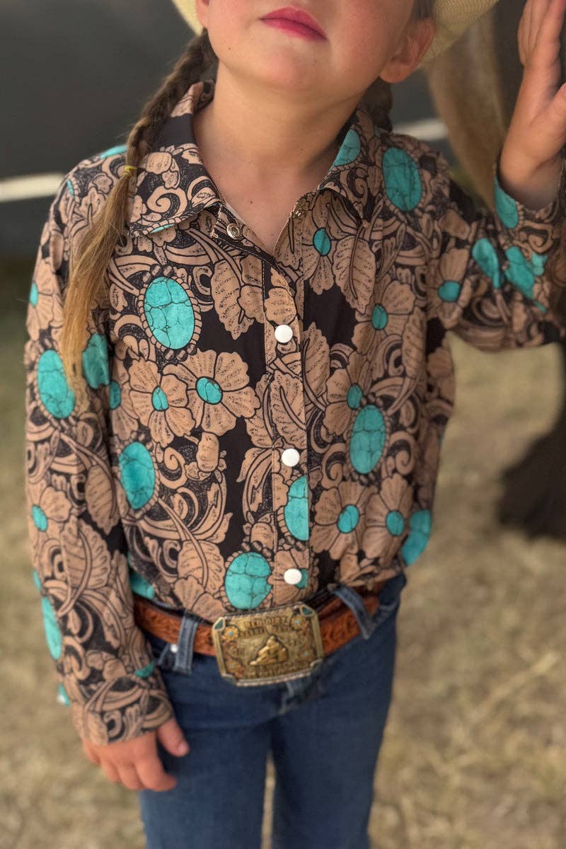 Tattoos On This Town Button Up Kids
