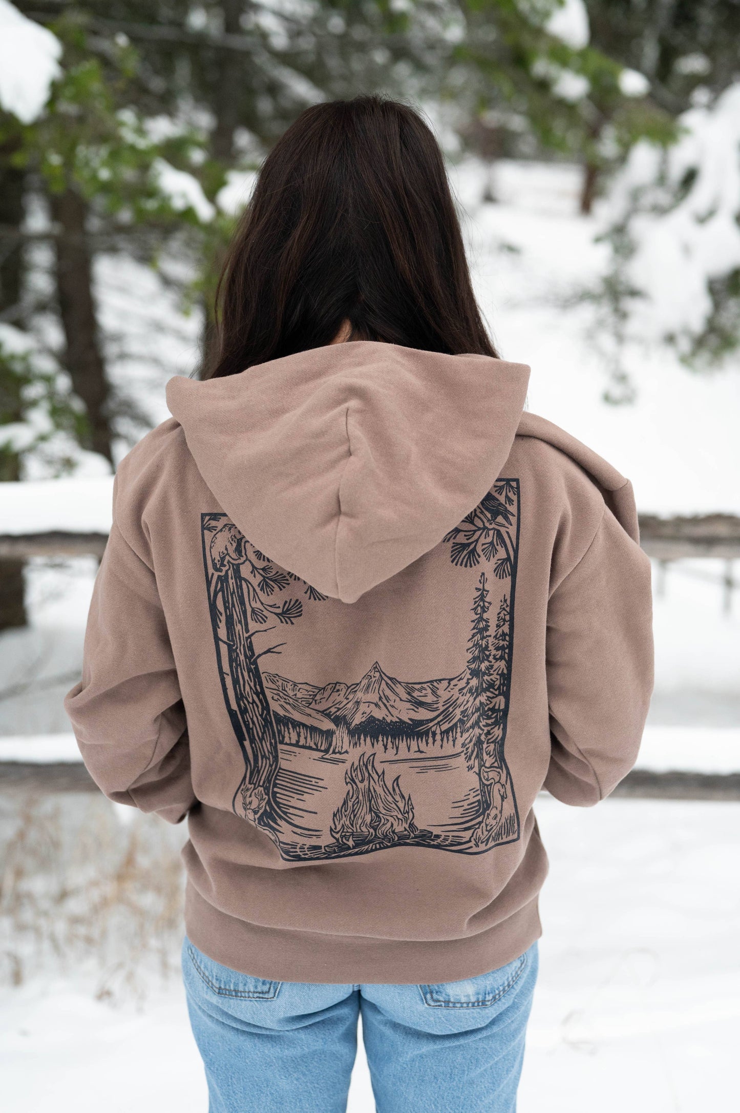 Fireside Unisex Hoodie - Clay