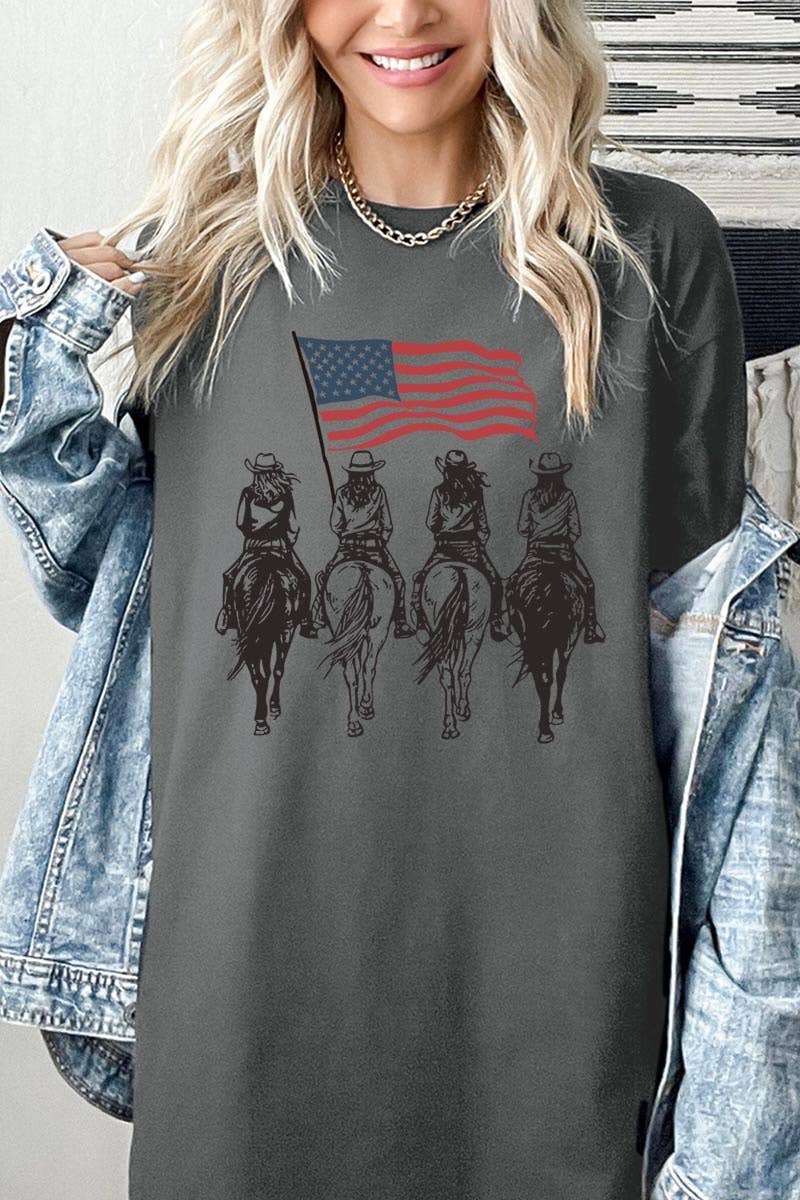 American Cowgirls Graphic Heavy Cotton Tee