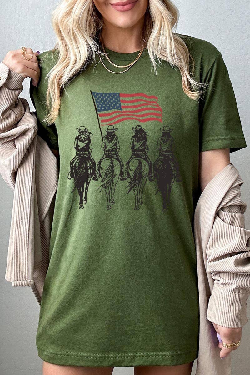 American Cowgirls Graphic Plus Tee