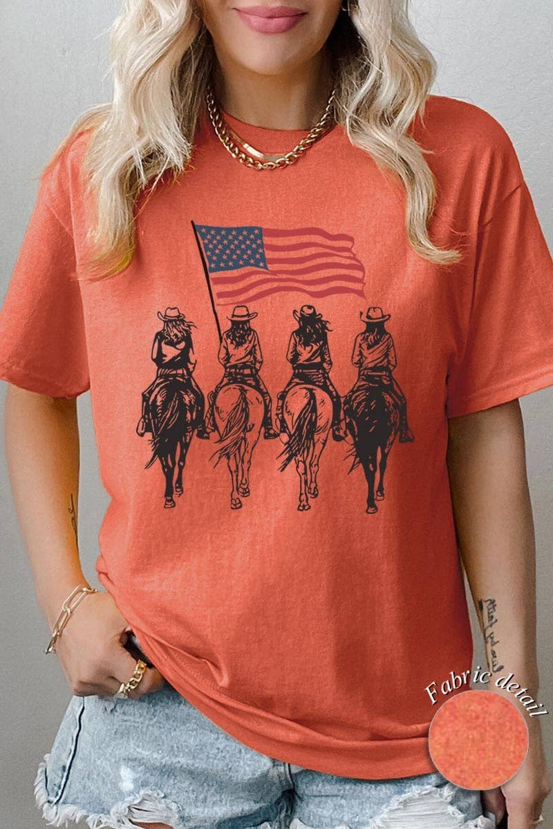 American Cowgirls Graphic Heavy Cotton Tee