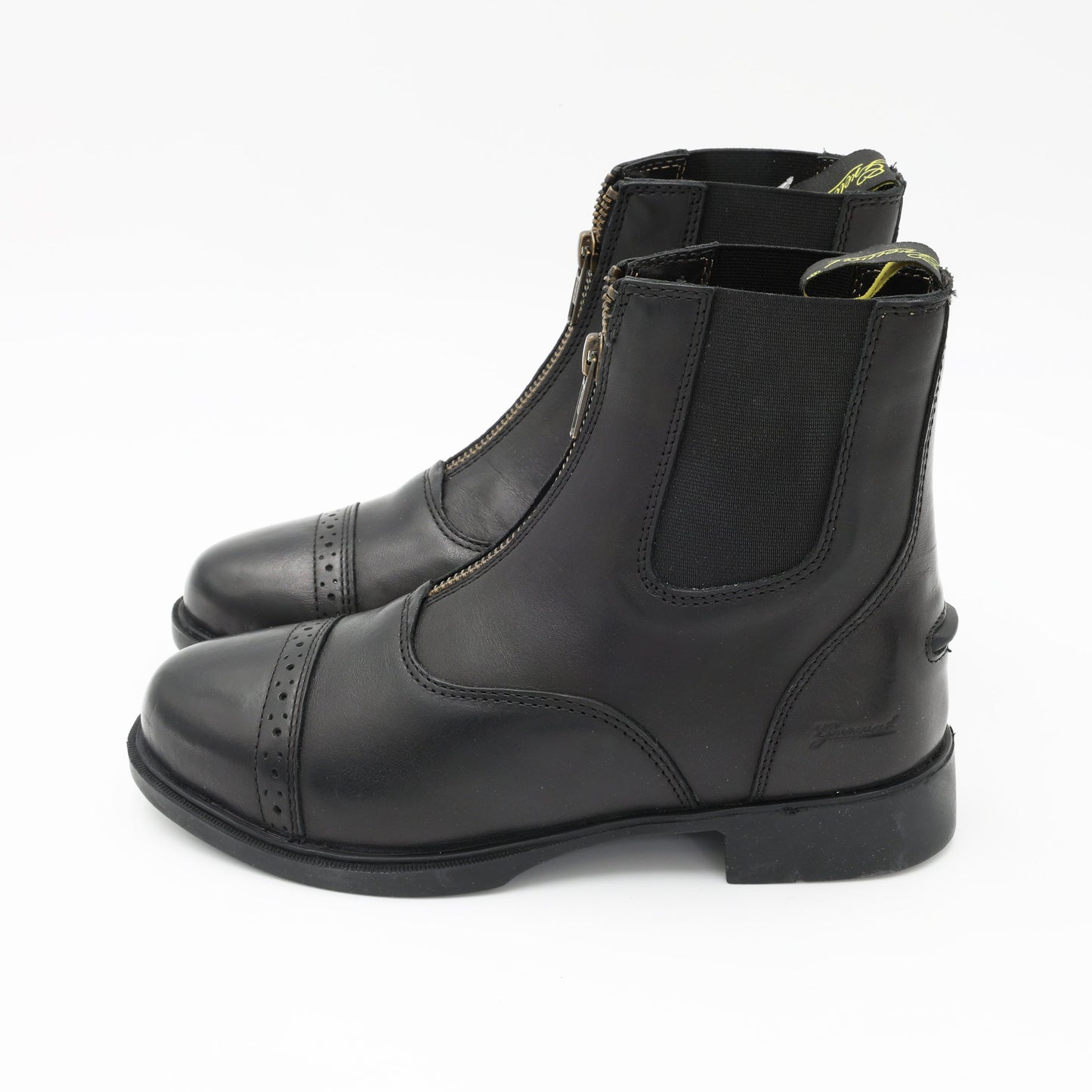 Women's Zip-Up Leather Paddock Boots